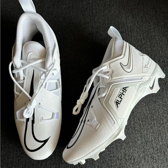 Nike | Shoes | Nike Alpha Menace Pro 3 White Black Football  display picture 1